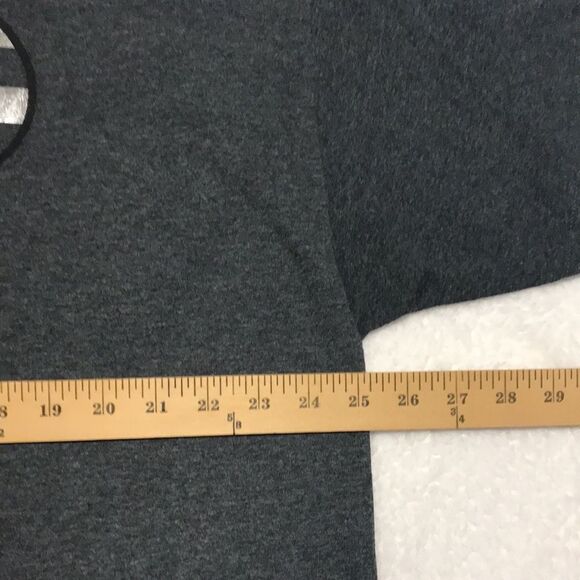 NWT Disney Graphic Tee Dark Gray Mickey Mouse Shiny Metallic Size XXL Unise - Picture 5 of 6